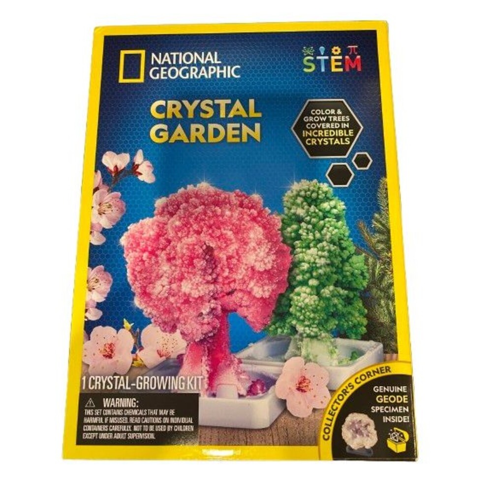 NEW  - National Geographic - STEM - Crystal Garden Crystal Growing Kit NEW